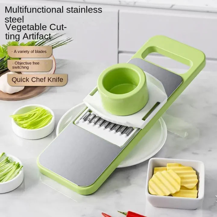 5in1 Vegetable Cutter | Multifunctional Stainless Steel Vegetable Cutter & Slicer | Kitchen Tool